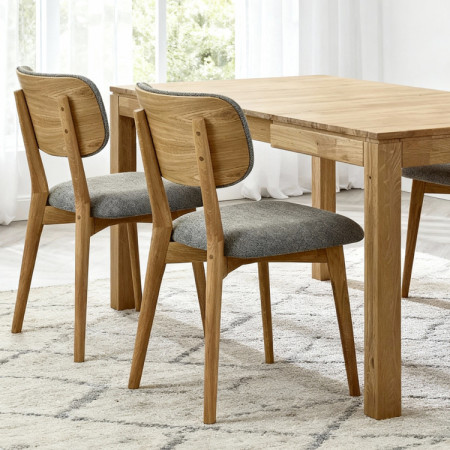 Masszív kihúzható asztal 120 x 80 cm, + 50 cm  - 37