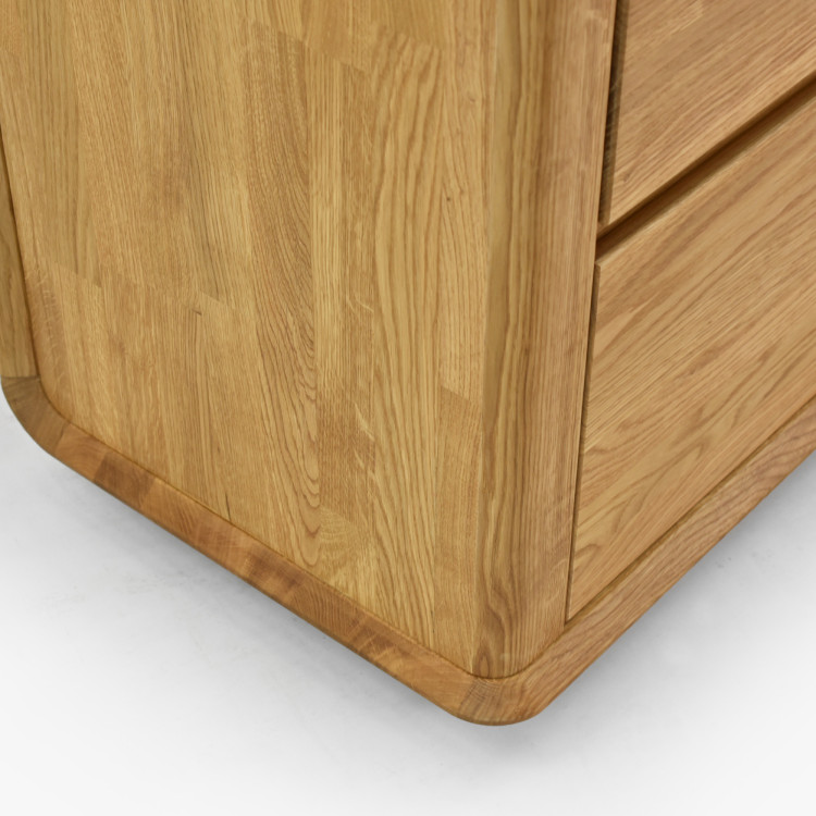 Prémium tölgy komód 3 fiókkal  - 8