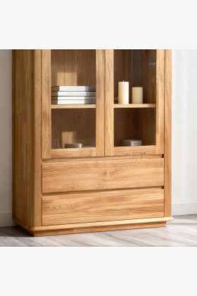 Prémium kétszárnyú tölgy vitrin, Monaco  - 1 2