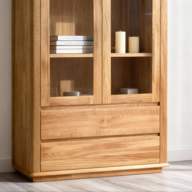 Prémium kétszárnyú tölgy vitrin, Monaco  - 2