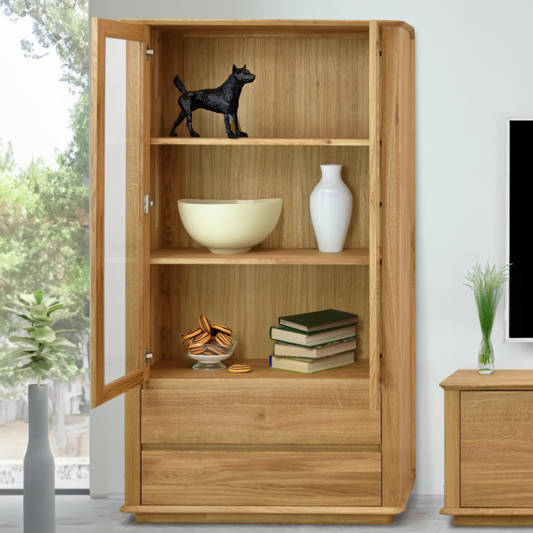 Prémium kétszárnyú tölgy vitrin, Monaco  - 5