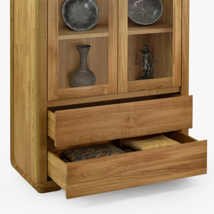 Prémium kétszárnyú tölgy vitrin, Monaco  - 12