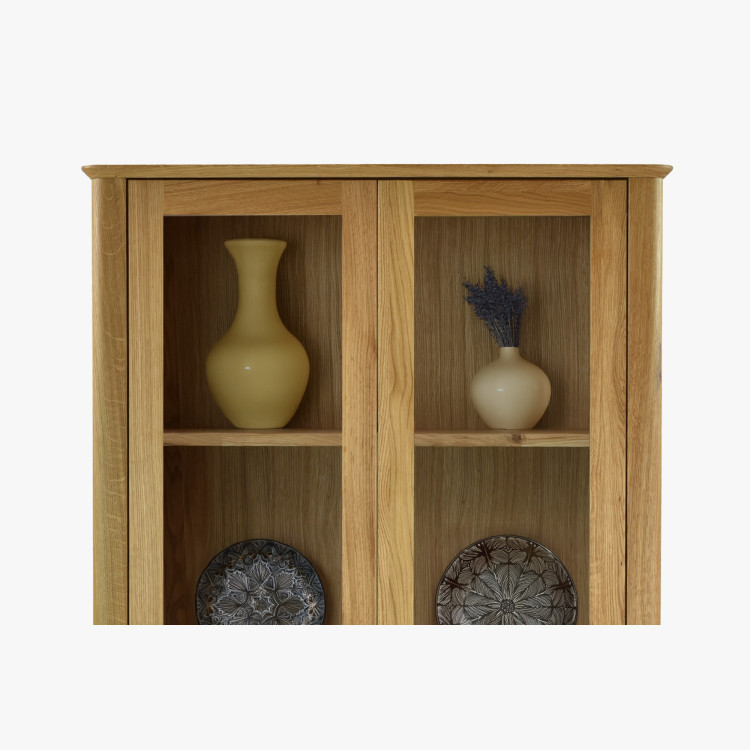 Prémium kétszárnyú tölgy vitrin, Monaco  - 13