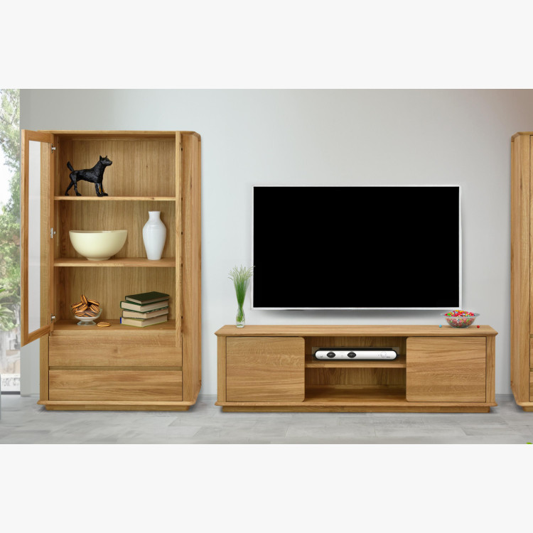 Prémium kétszárnyú tölgy vitrin, Monaco  - 16