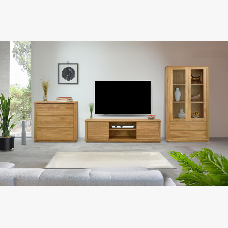 Prémium kétszárnyú tölgy vitrin, Monaco  - 18