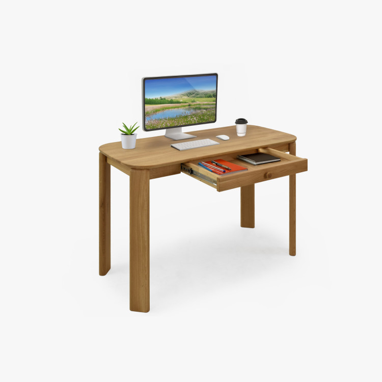 Tölgyfa íróasztal  - 14