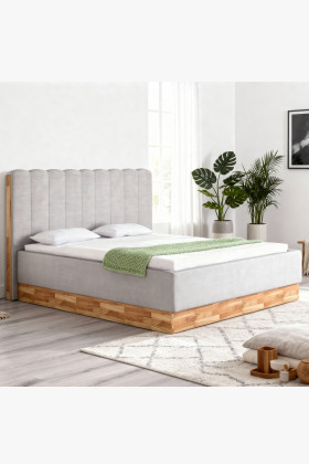 Lábtartós ágy 180 x 200 cm tárolóhellyel  - 1 2