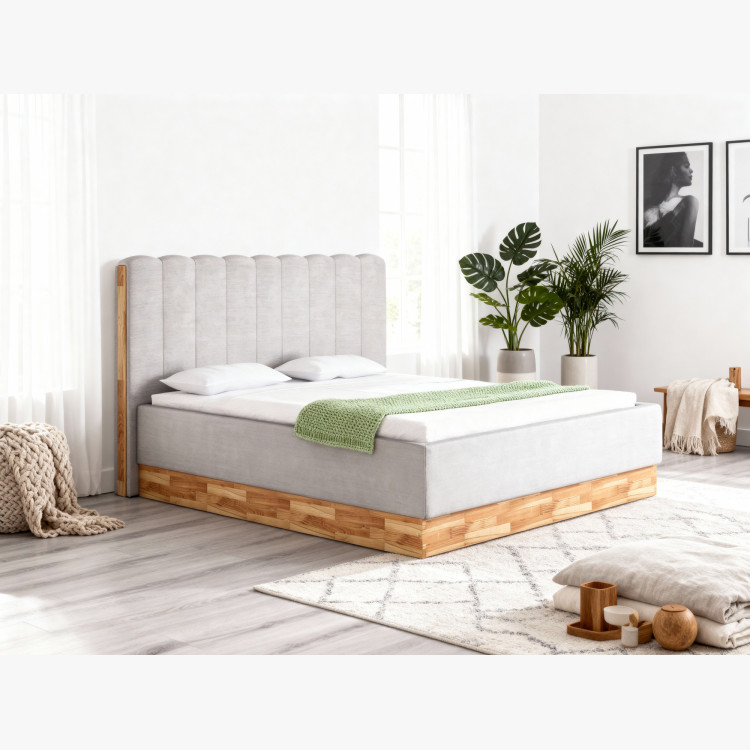 Lábtartós ágy 180 x 200 cm tárolóhellyel  - 11