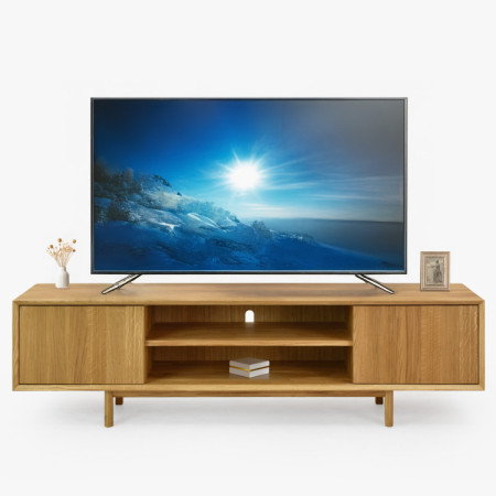 Dubová televizní komoda na nožičkách 180 cm, Oslo II  - 6