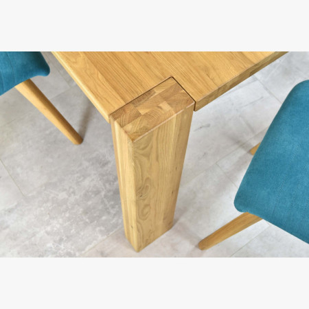 Jídelní asztal 10 személy részére tömör tölgyfából, Zlatko 240 x 100 cm  - 8