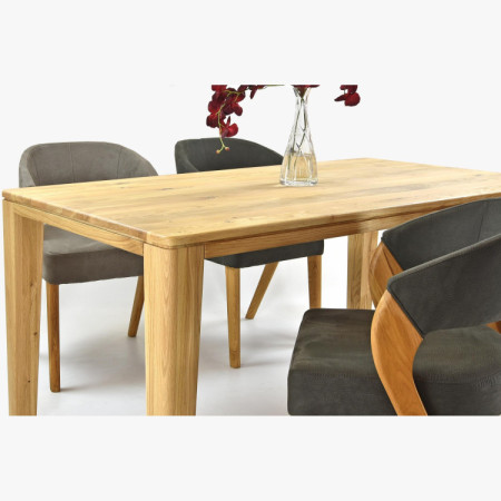 Luxus étkezőszékek Almondo tölgyből, York tölgy asztallal 4 - 8 személyre