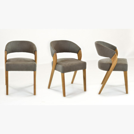 Luxus étkezőszékek Almondo tölgyből, York tölgy asztallal 4 - 8 személyre