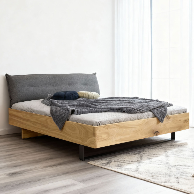 Ágy tölgyfa lábakkal, Toledo 180 x 200 cm  - 1