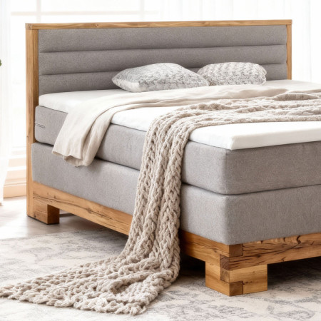 Boxspring postel masiv dub, Sofia 180 x 200 cm  - 2