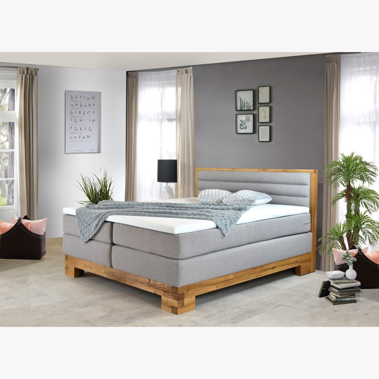 Boxspring postel masiv dub, Sofia 180 x 200 cm  - 5