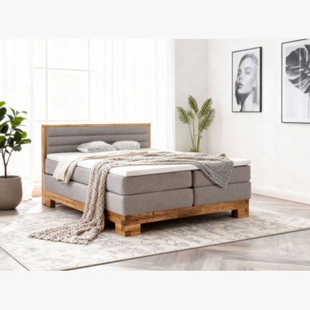 Boxspring postel masiv dub, Sofia 180 x 200 cm  - 13