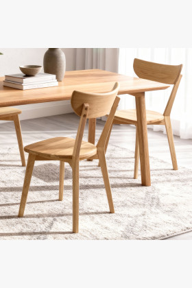 Fa asztal és fa székek szett 2