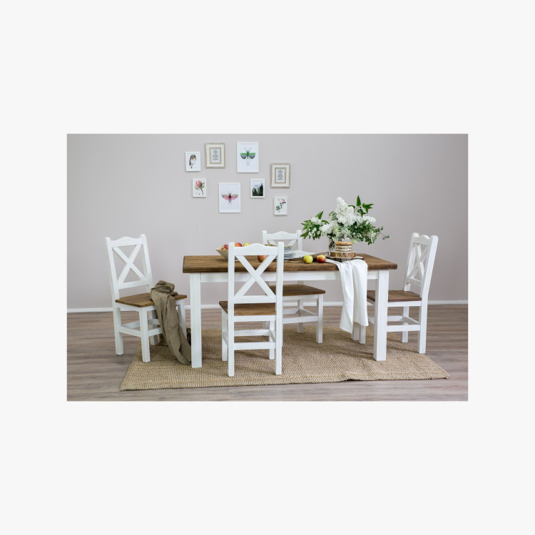 Étkezőasztal Provence stílusban + székek  - 5