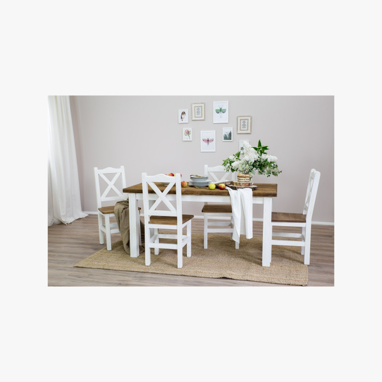 Étkezőasztal Provence stílusban + székek  - 9