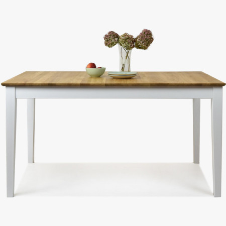 Étkezőasztal és székek tömörfából, rusztikus stílusban, Torina + Tomino