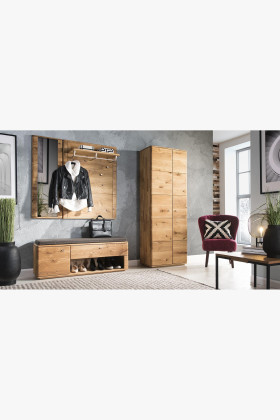 Nábytek do chodby z dubového masivu, Texas  - 1 2