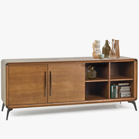 Nábytek do obývacího pokoje barva ořech  - 3