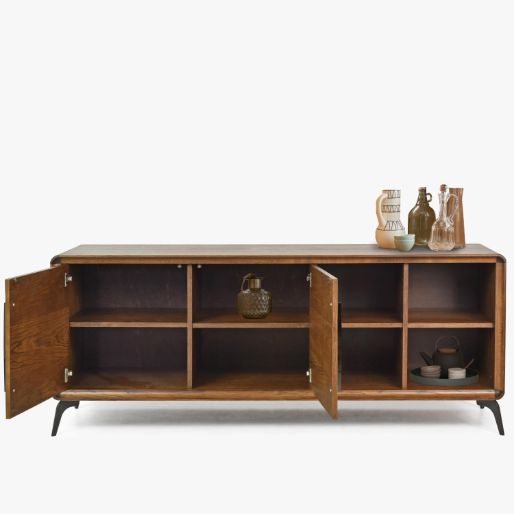 Nábytek do obývacího pokoje barva ořech  - 4