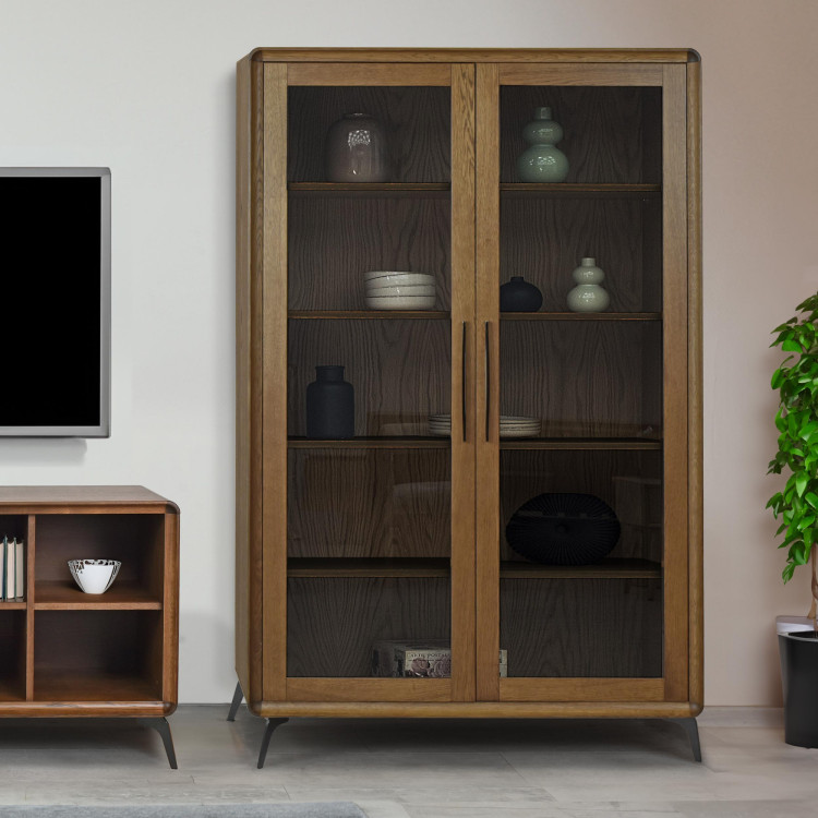 Nábytek do obývacího pokoje barva ořech  - 14