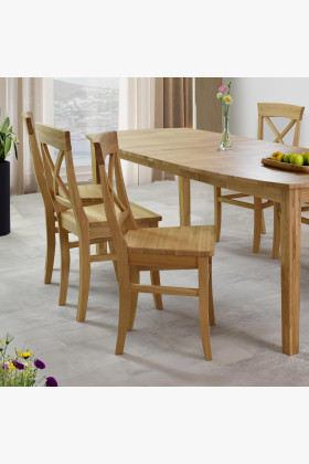 Jídelní set dubový masiv pro 6 lidí  - 1 2