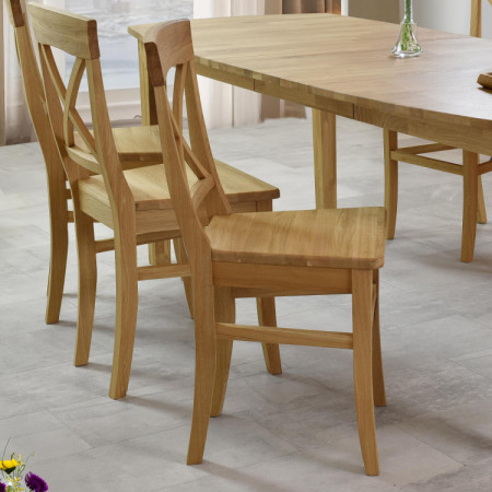 Jídelní set dubový masiv pro 6 lidí  - 12