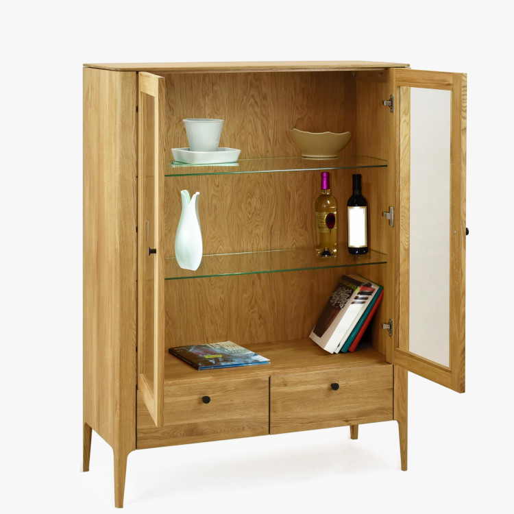 Dřevěná obývací stěna ze dřeva dub  - 8