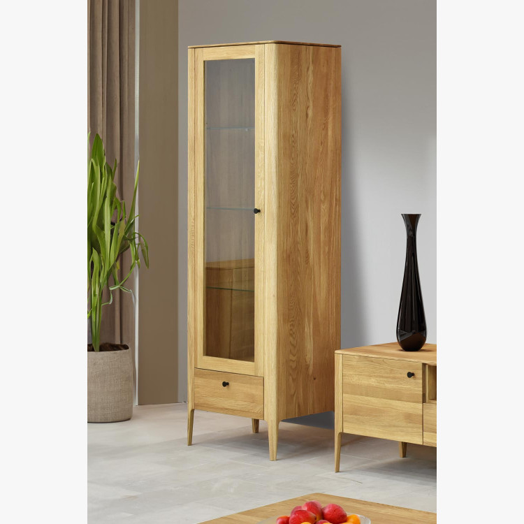 Dřevěná obývací stěna ze dřeva dub  - 18