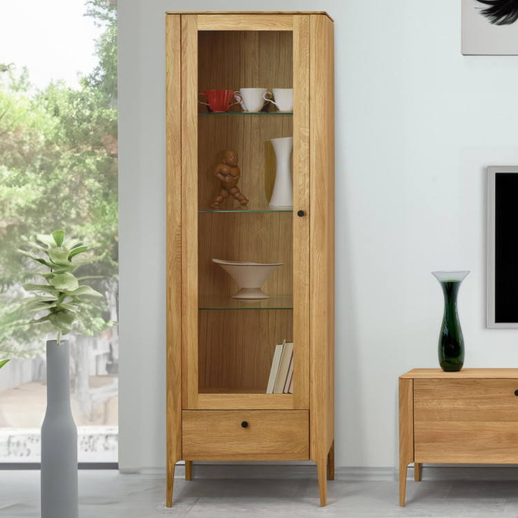 Dřevěná obývací stěna ze dřeva dub  - 20