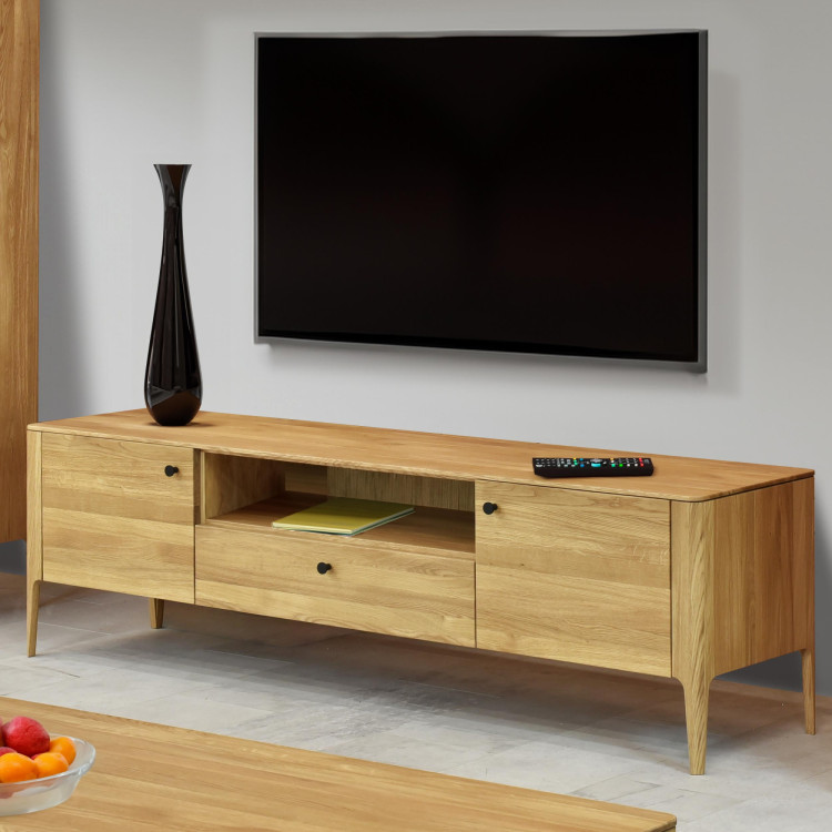 Dřevěná obývací stěna ze dřeva dub  - 25