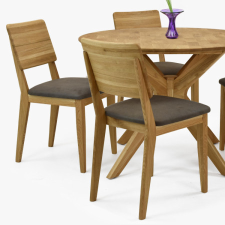 Sestava okruhlý stůl a 4 židle do jídelny  - 8