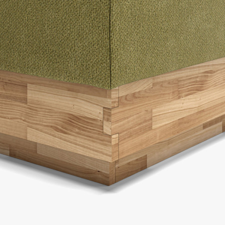 Boxspring ágy tárolóhellyel, Moneta 180 zöld  - 8