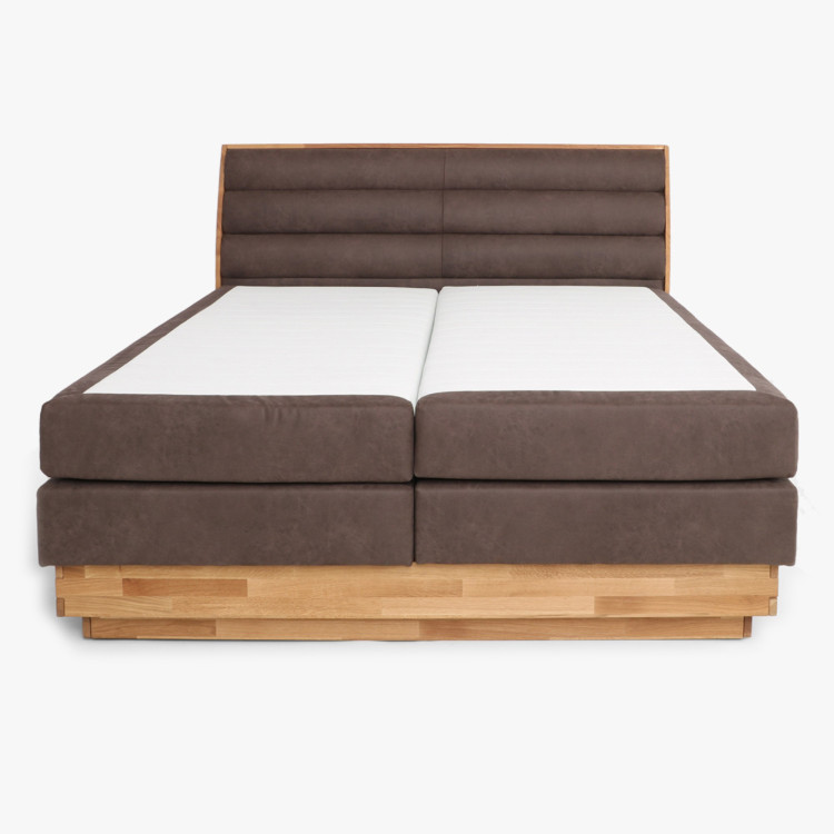 Boxspring ágy tárolóhellyel, Marisa 180 barna  - 7