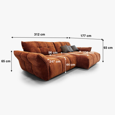 Modern Tino ülőgarnitúra - Jobbos  - 8