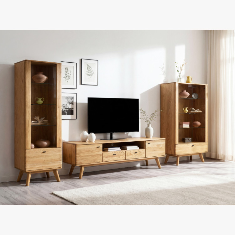 Luxus bútor nappaliba - két vitrin és tv komód szettje  - 22