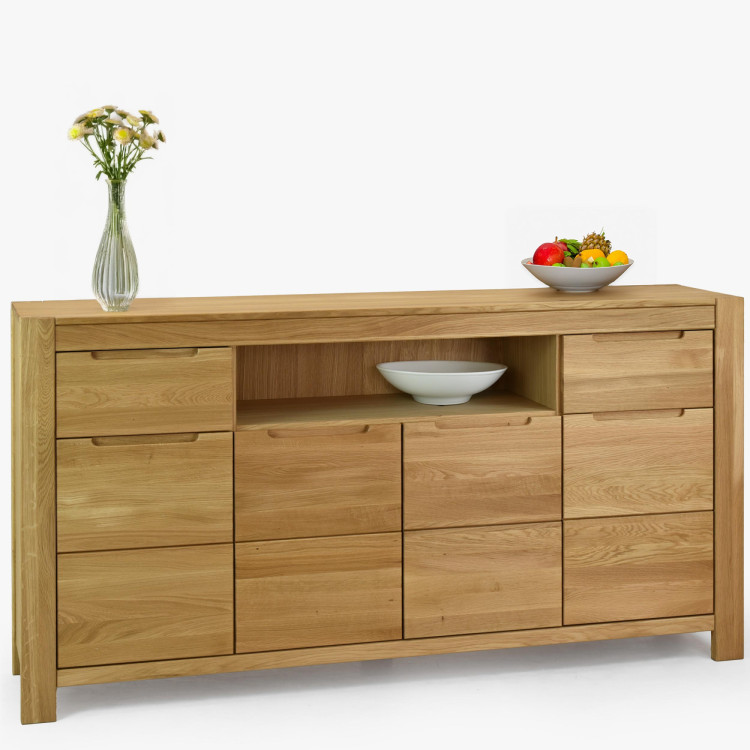 Hosszú tölgyfa komód a hálószobába  - 3