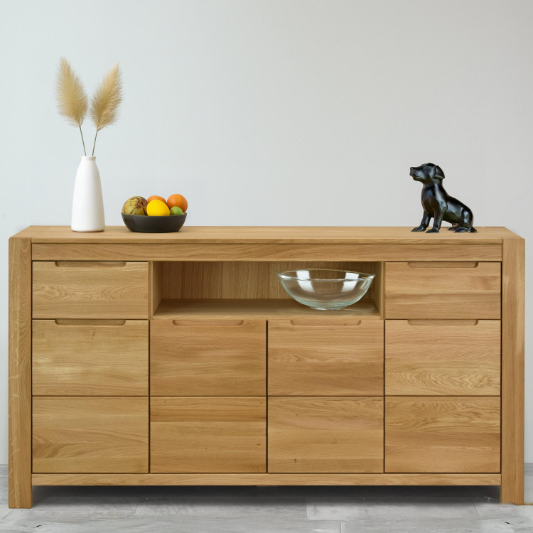 Hosszú tölgyfa komód a hálószobába  - 4