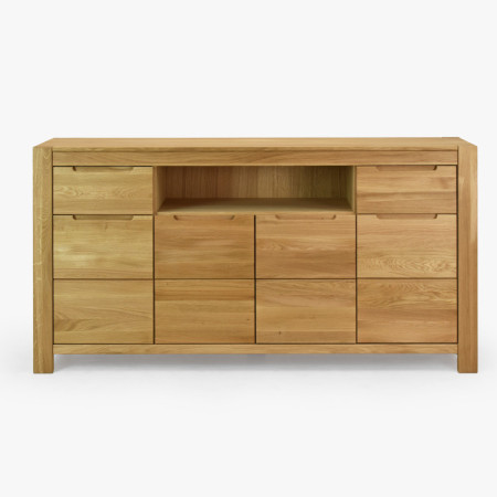 Hosszú tölgyfa komód a hálószobába  - 8