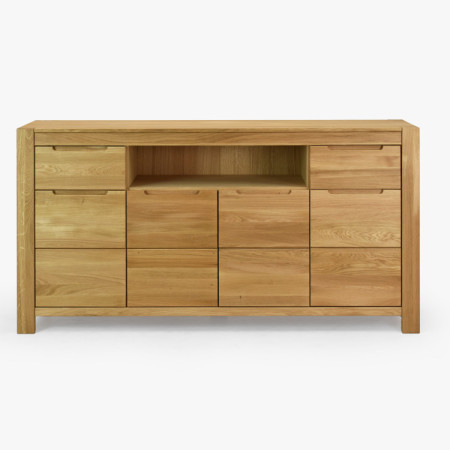 Hosszú tölgyfa komód a hálószobába  - 9