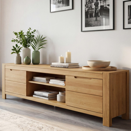 Tölgyfa nappali bútor kollekció napoleon  - 3