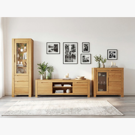 Tölgyfa komód ajtókkal  - 6