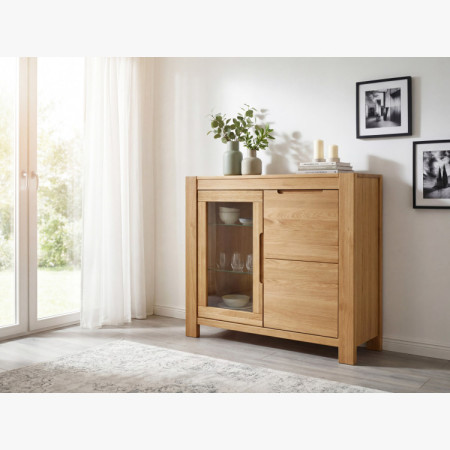 Tölgyfa komód ajtókkal  - 9