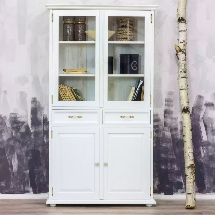 Kétajtós Provence vitrin - fa  - 1