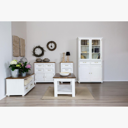 Kétajtós Provence vitrin - fa  - 2