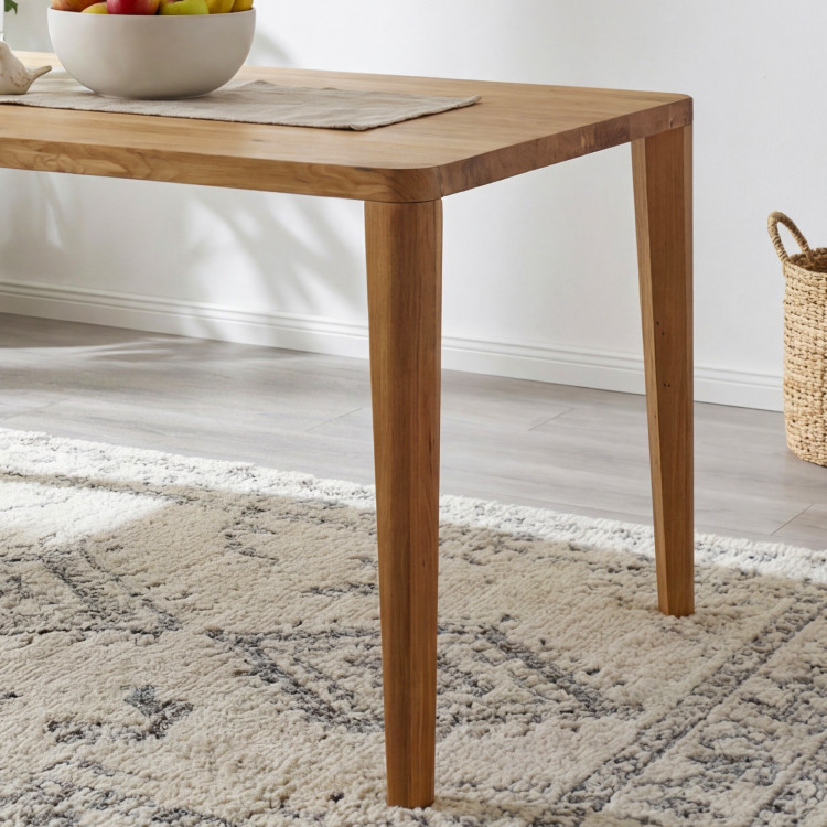 Étkezőasztal, lekerekített tölgyfa, 200 x 95 cm  - 16