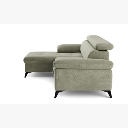 Rohos kanapé ággyá alakítható funkcióval, Bal sarok - szövetválaszték  - 5